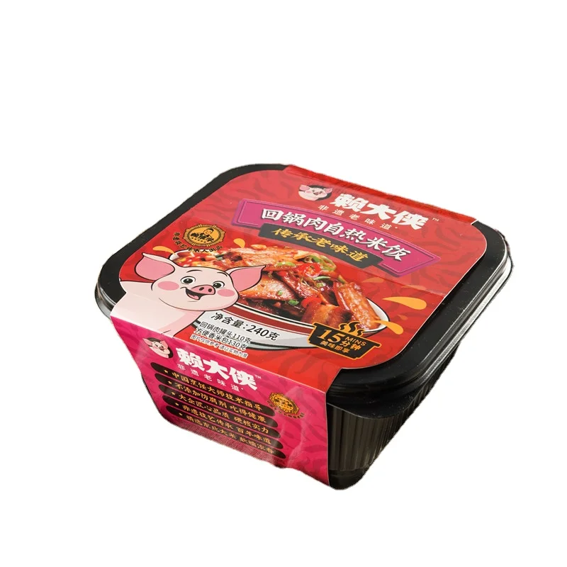 Готовый к употреблению, горячая Распродажа, смесь еды, мгновенный рис, военная смесь из свинины, самонагревающийся ремень