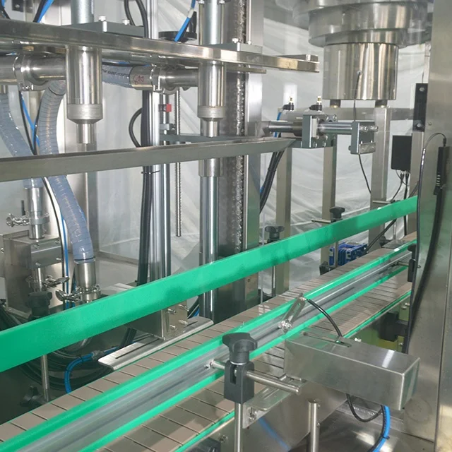 Good filling production line detergent filling machine automatic liquid detergent filling machine with 304 SS frame wrapped PVC