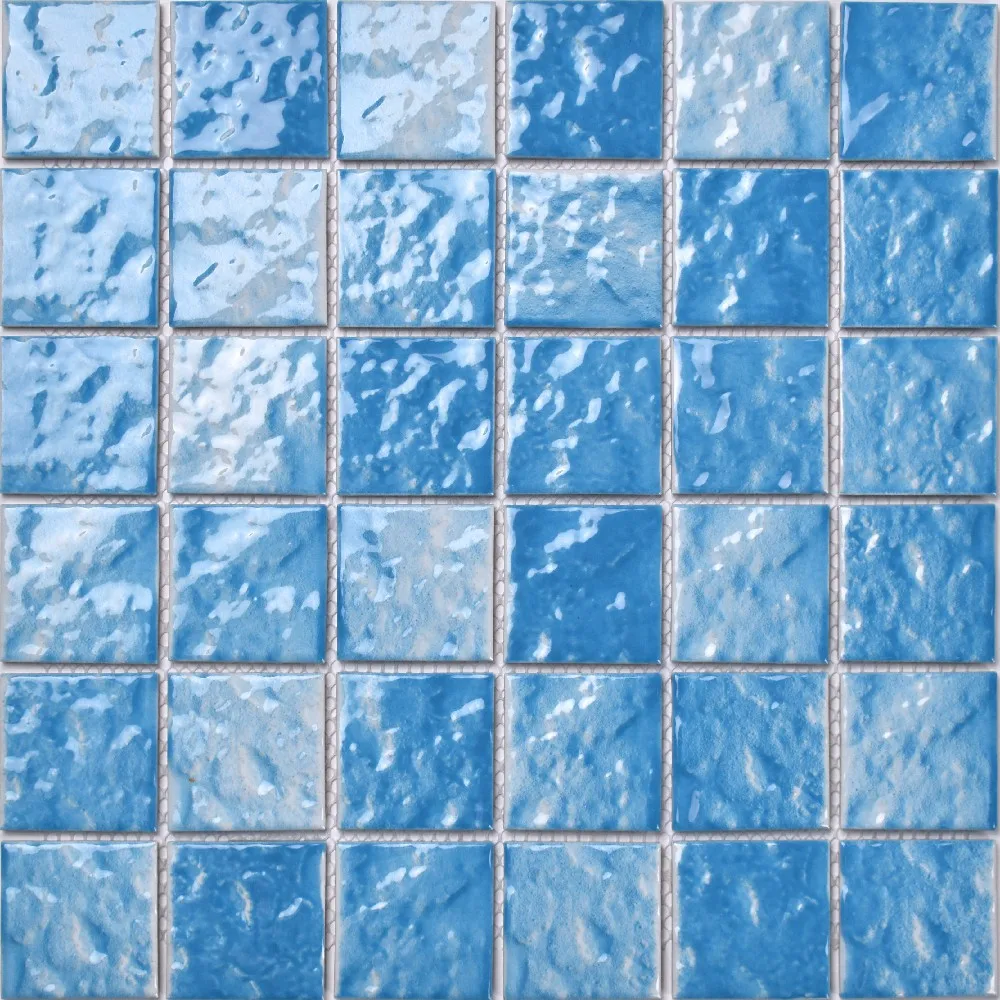 Wholesale Price Different Color Floor Hot Swimming Pool Melt Glass Mosaic