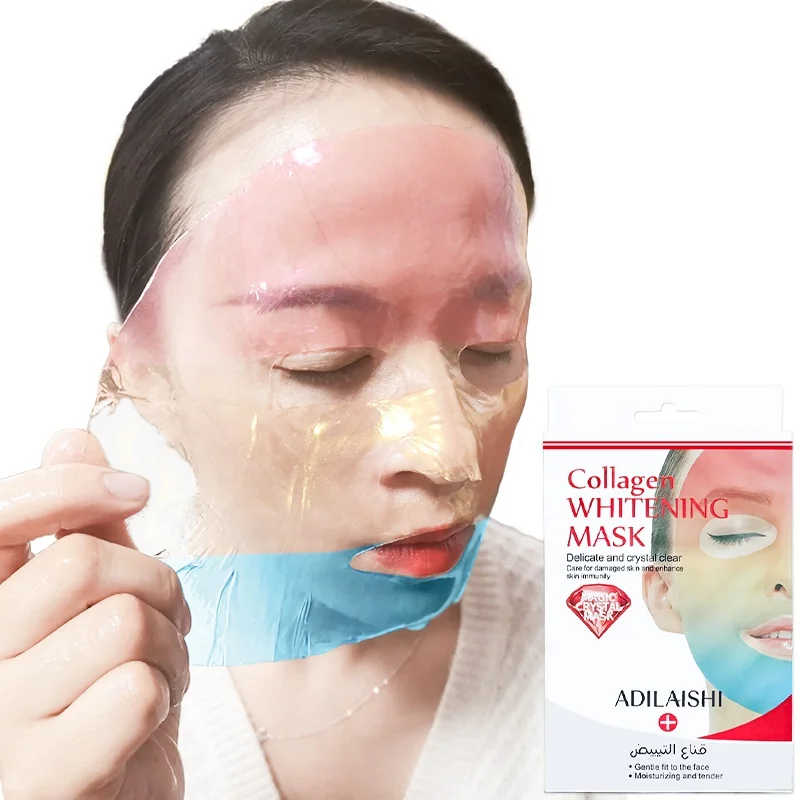 Wholesales private label whiten Facial collagen crystal Hydrogel Mask korea anti wrinkles Facial Mask