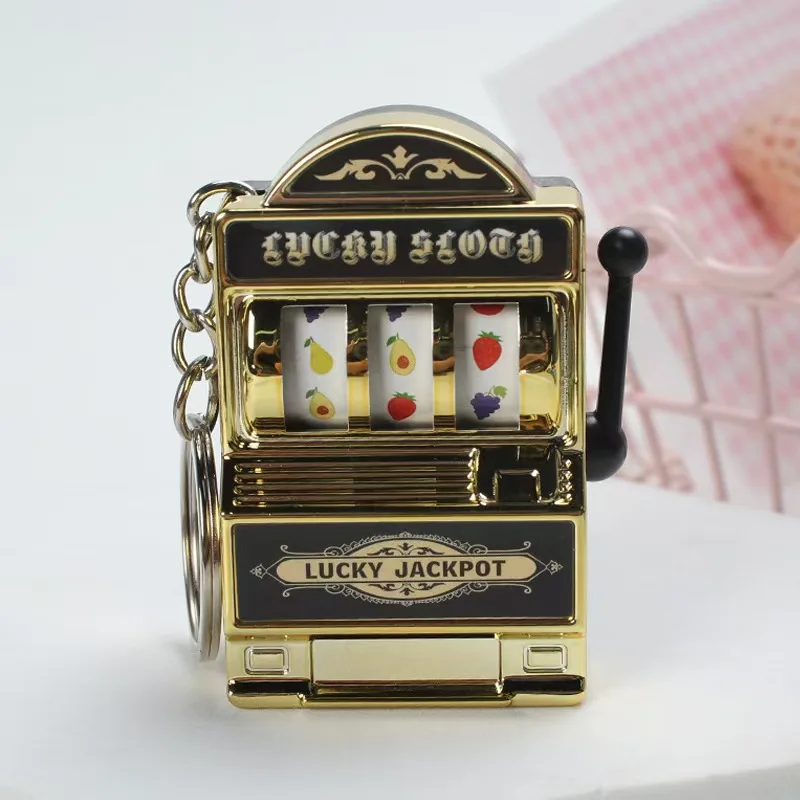 Игровой Мини-Игровой Автомат брелок карманный фруктовый джекпот гаджет антистресс игрушки смешные игры