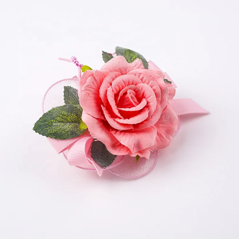 high quality  rose artificial flower real touch rose head