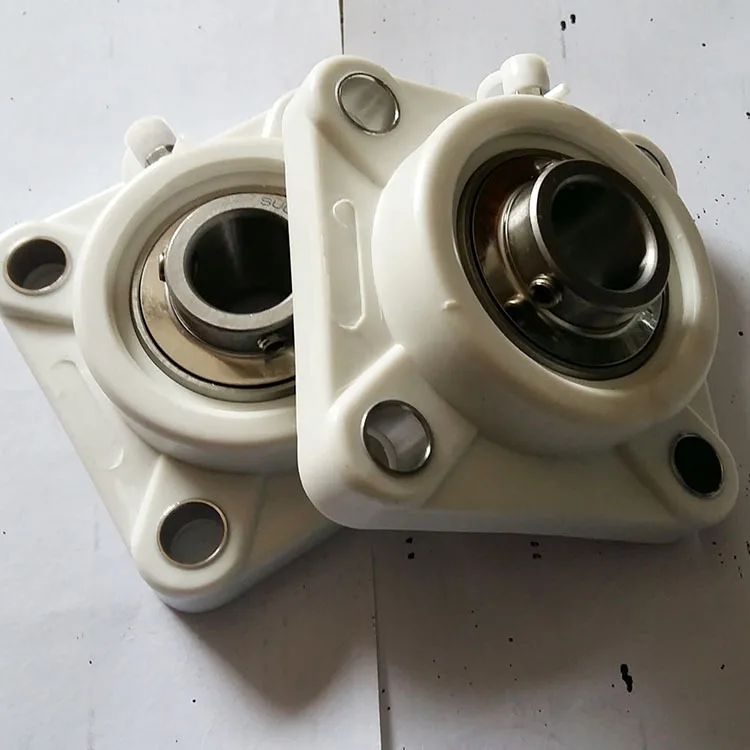 Plastic material  Pillow Block Bearing  Square Flange Plastic Housing  UCF206 UCF207 UCF208 UCF209