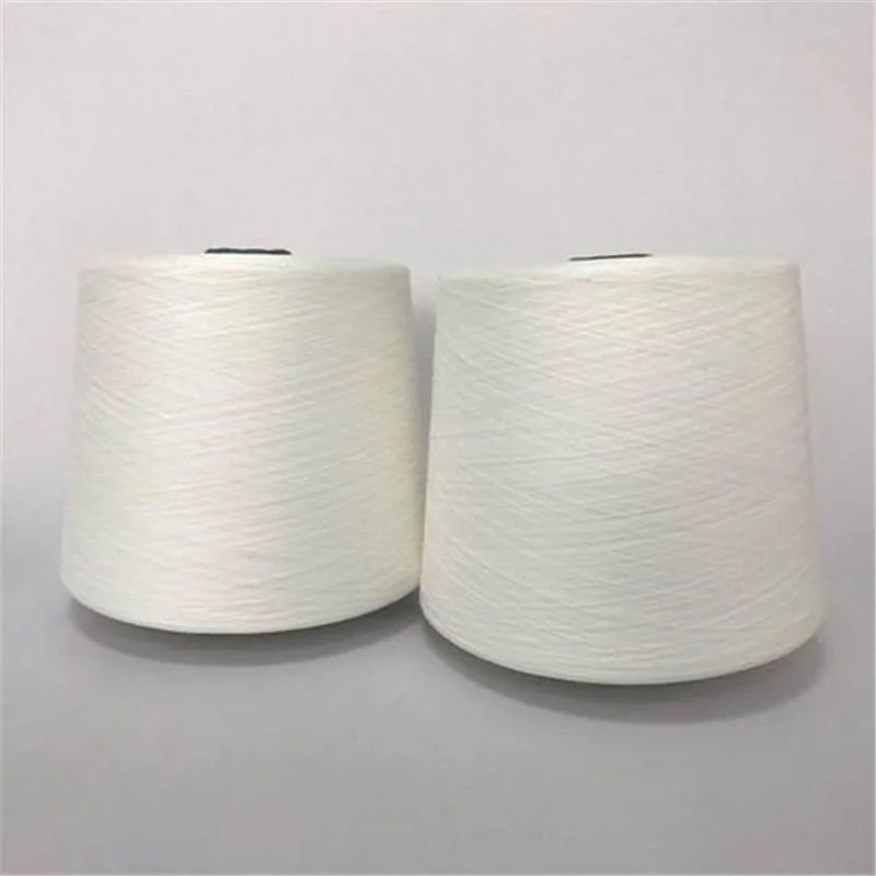 Recycled 65/35 80/20 pc or cvc yarn polyester/cotton blended yarn for weaving