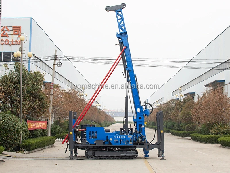 Deep 1000m JDL-5 crawler type hard rock hydraul rig drill blast hole drilling machines makita