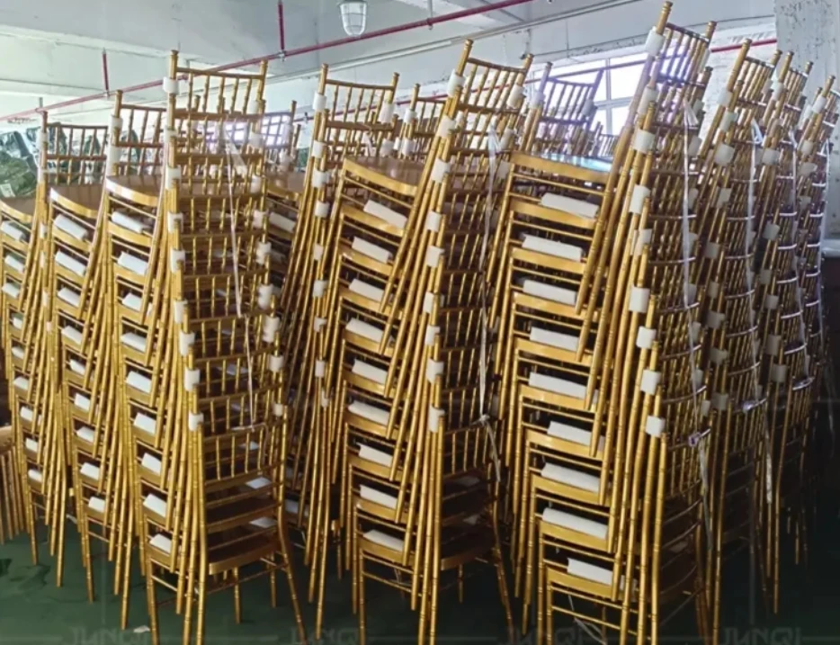 white gold banquet wedding chiavari tiffany chair