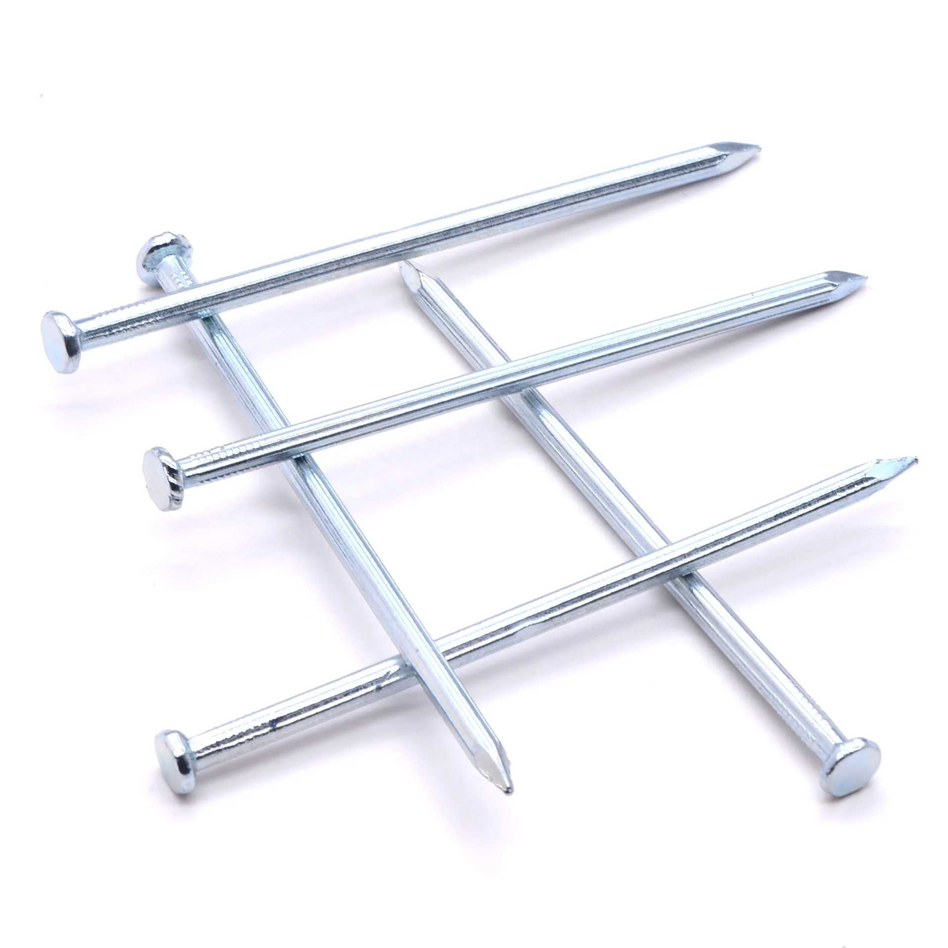 High Quality Plastic circle cable white nail cable clips 1.8*23, 2.0*18 steel concrete nails