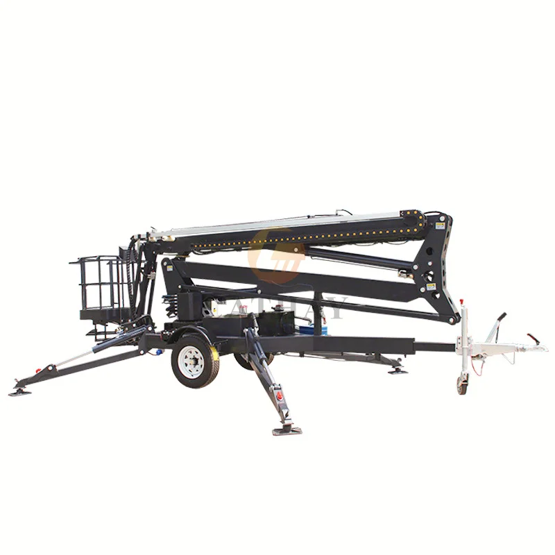 2200lbs Spider Engine Self Propelled Cherry Picker With Ce