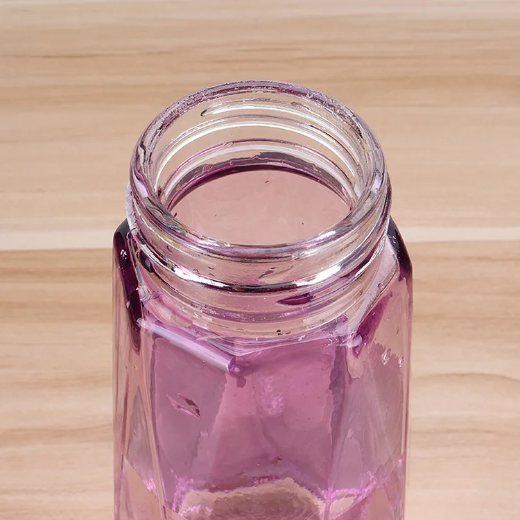 GXP Hot Sell Crystal diamond cup glass water cup Custom Water Bottle with Crystal Shape