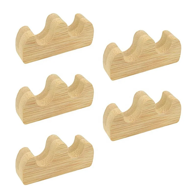 Classic Chinese Writing Brush Rest Stand Wooden Calligraphy Brush Holder for Beginning Calligraphy Practice Painting