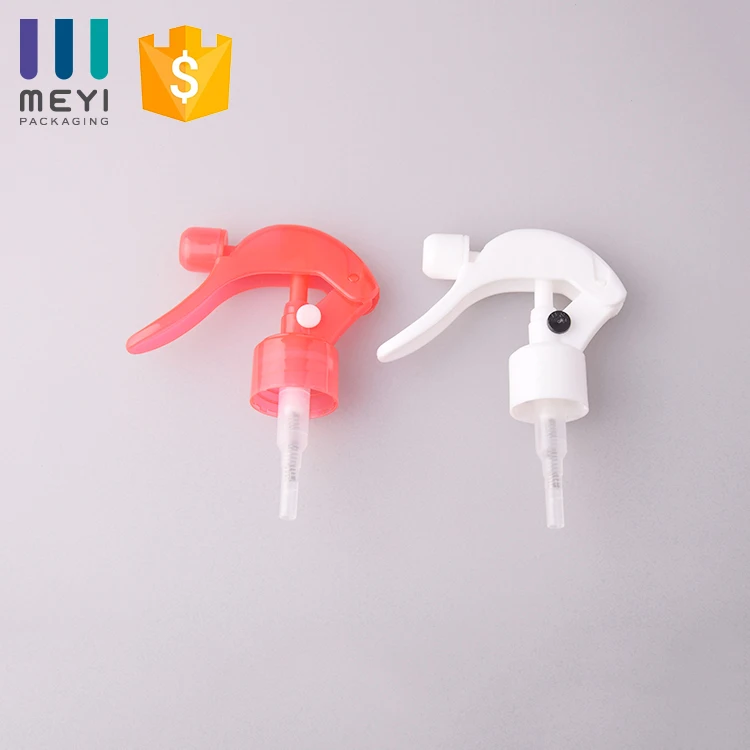 20/410 24/410 28/410 Plastic Spray Nozzle White Black Natural Fine Mist Sprayer Cap Button Lock Mini Trigger Pump