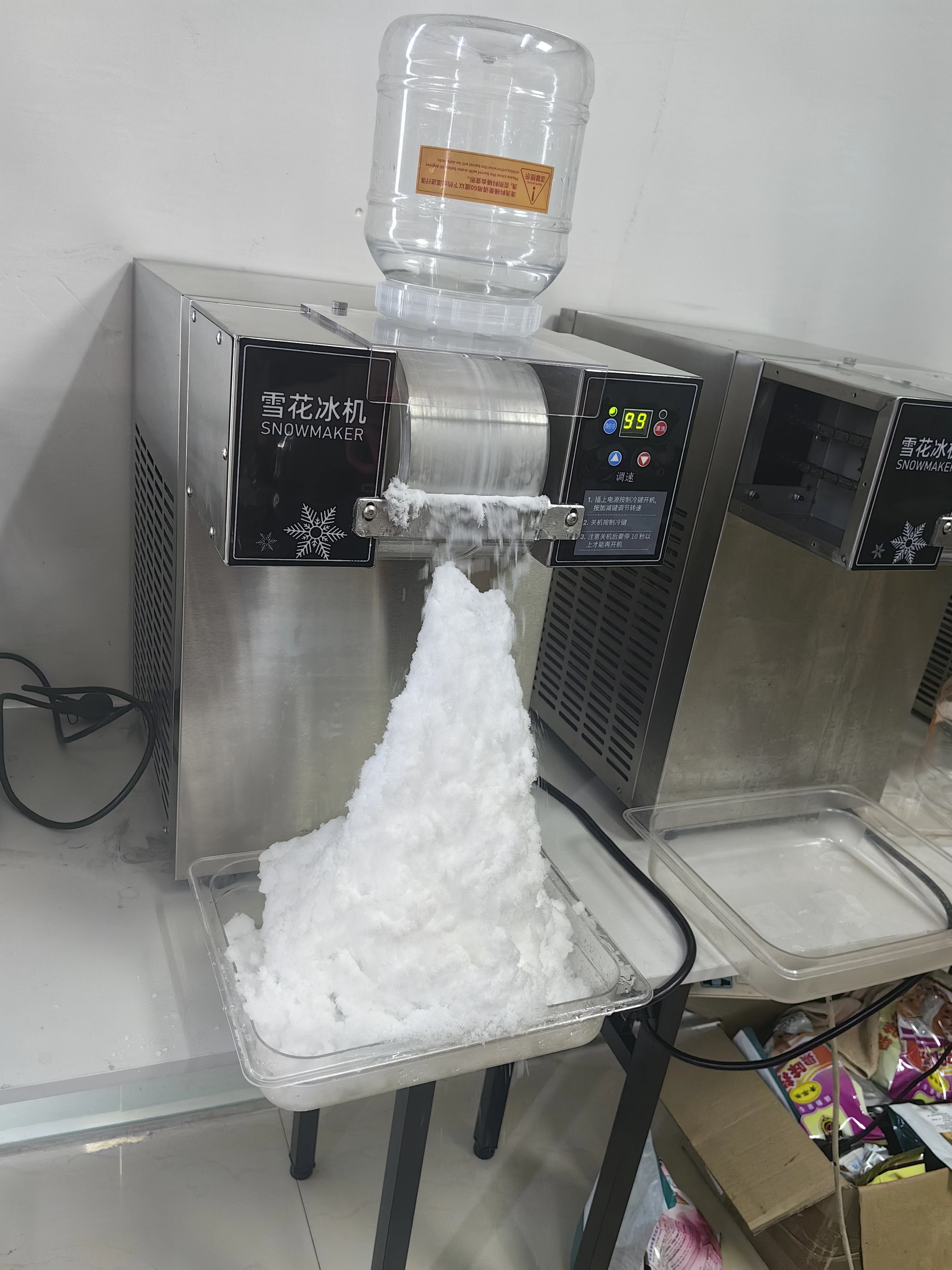 Automatic clean Milk snow maker Commercial shaved ice Machine flake ice machine with CE ROHS