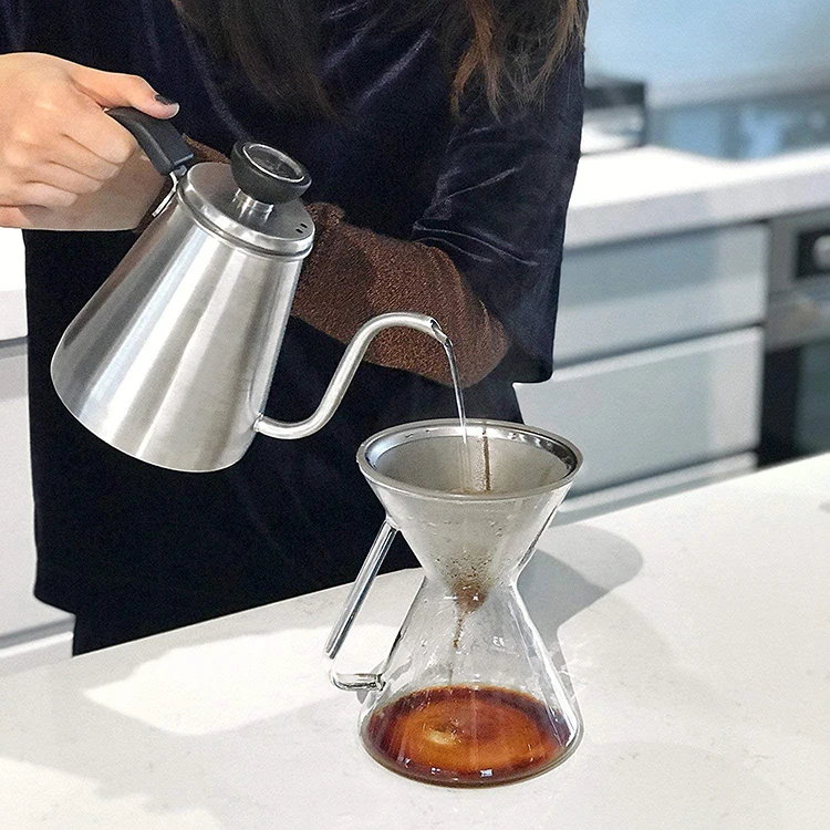 Кофеварка V60 с таймером подарочный набор аксессуаров кухонные весы наполнитель чайника бумажный фильтр для