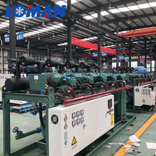 Loman German Original semi hermetic reciprocating piston bit-zer freezer compressor for freezer cold storage room