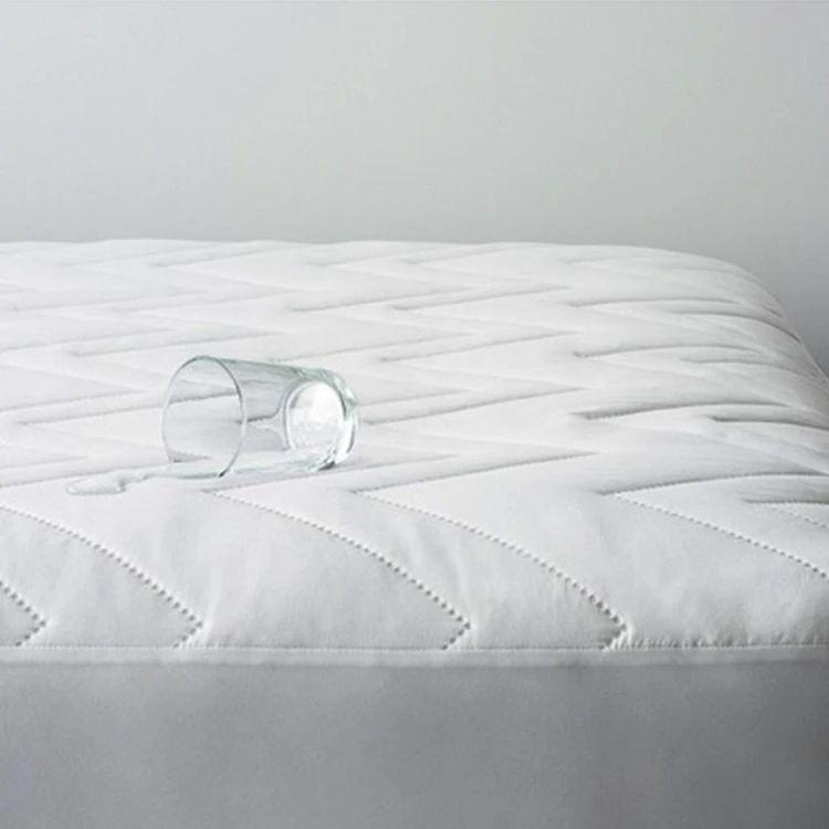 Waterproof 100% non bonded polyester fiber bed mattress cover