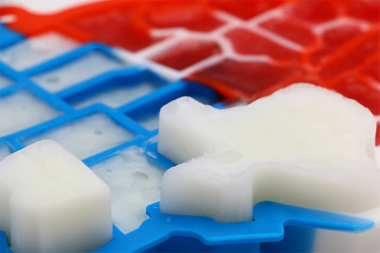 USA America Silicone Ice Cube Tray Sculpture Mold the United States Map Ice Cube Mould for Whisky