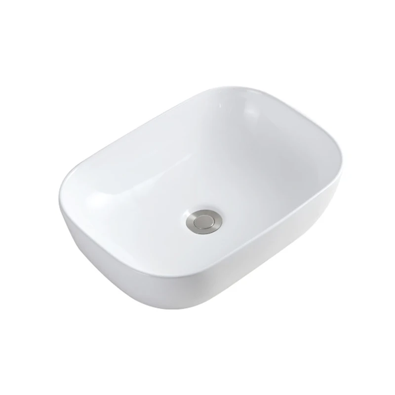 Modern Ceramic Counter Top Art Wash Basin Sanitary Ware Porcelain Vessel Basin Bowl Lavabo Bathroom Sink
