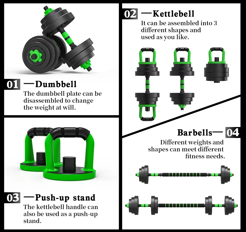 Hot Sell Gym Equipment Custom Weight Lifting Dumbbells Power Training adjustable dumbbells Set