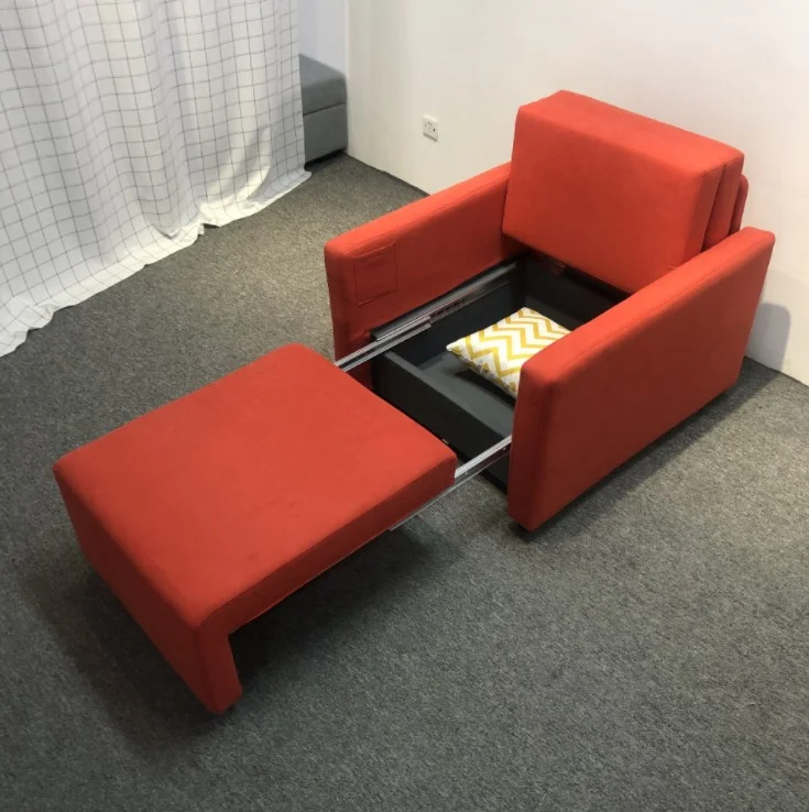 Chair furniture Modern sofa furniture transformer folding sofa bed with arms Velvet chair