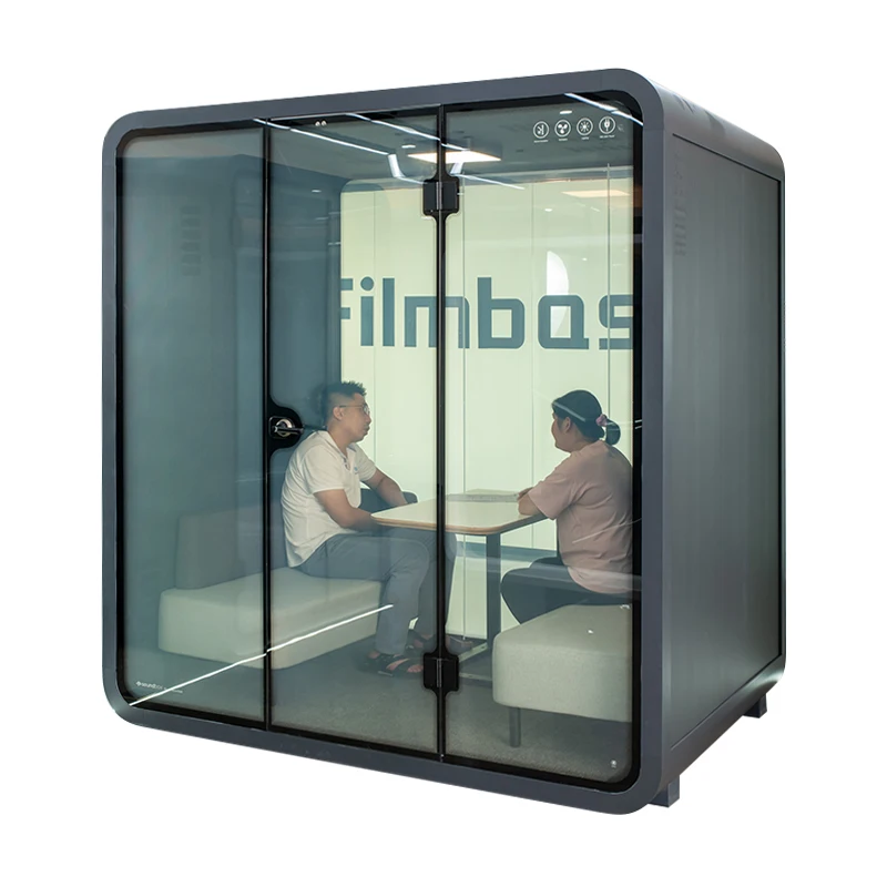 Oem Office Private Meeting Pods Movable Soundproof Telephone Booth