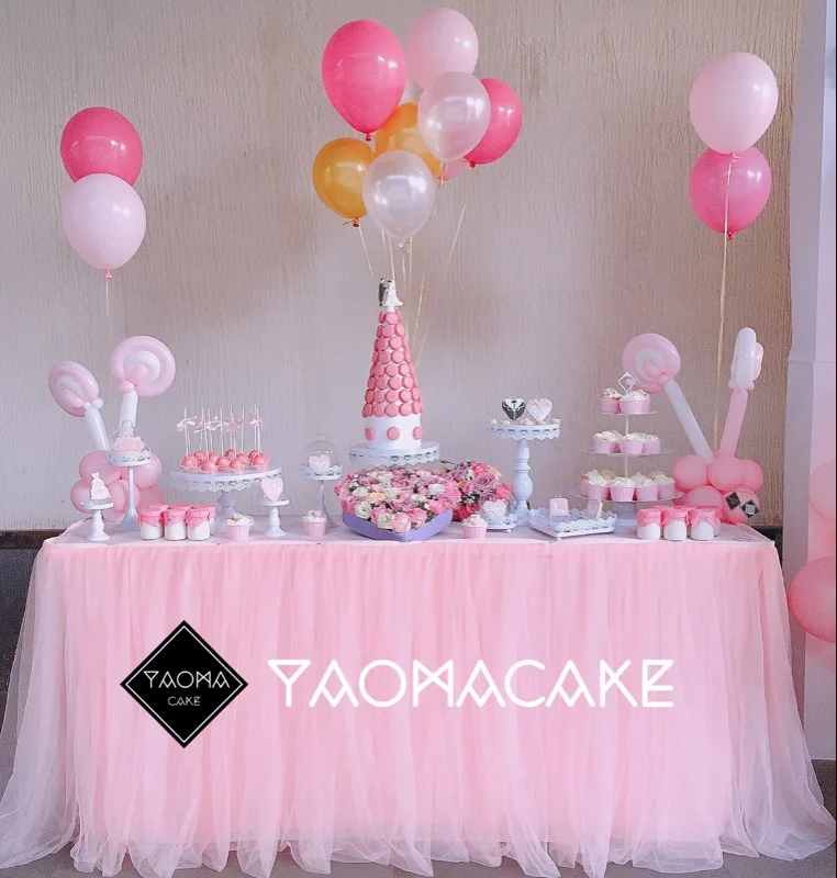 Wholesale wedding decoration party event table cover fabric baby shower