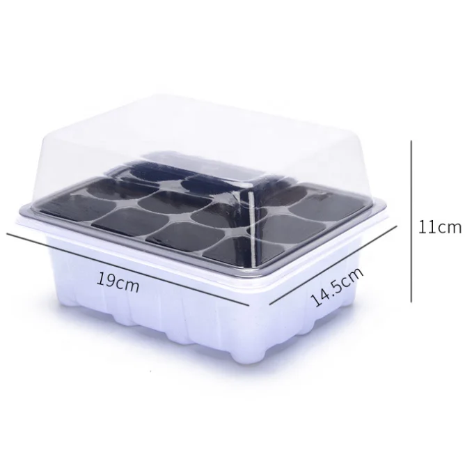 Plastic Seeding Nursery Tray With Lid