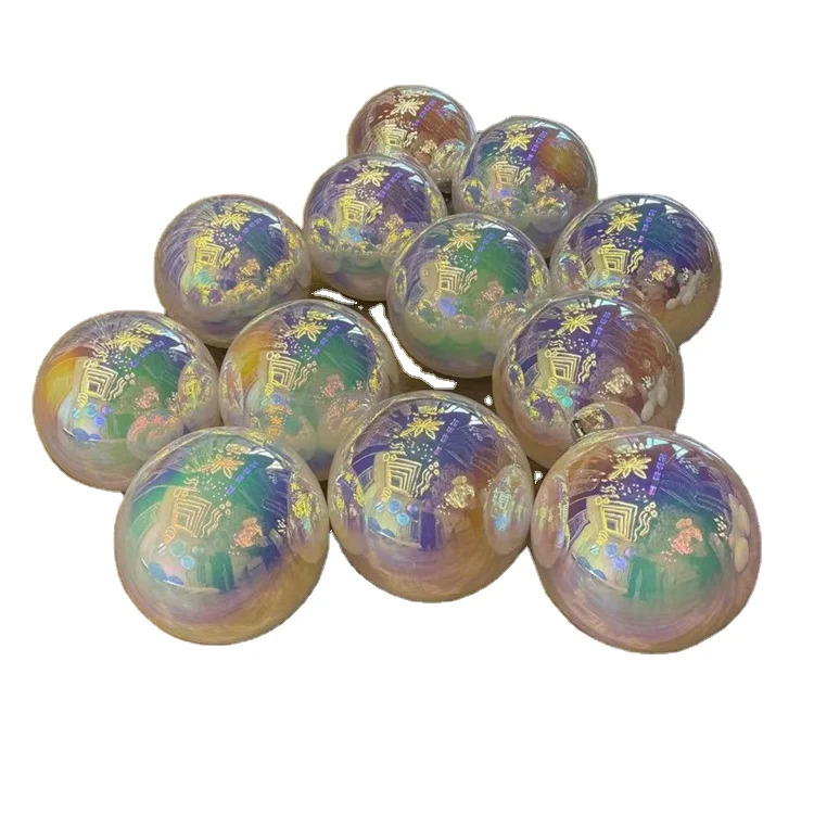 Colorful Electroplated Hanging Ball Reflective no Lamp Ceiling Decoration Stage Decoration Wedding Decoration