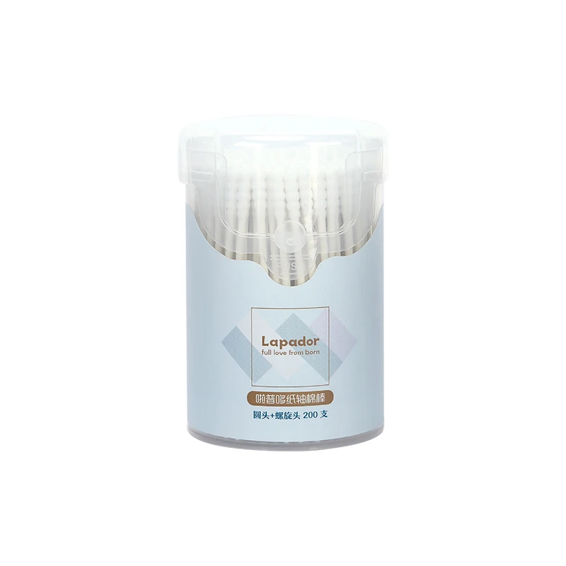 Wholesale Oem Buds Manufacturer Cheap Paper Stick Ear Cleaning Cosmetic Pure Cotton Swabs