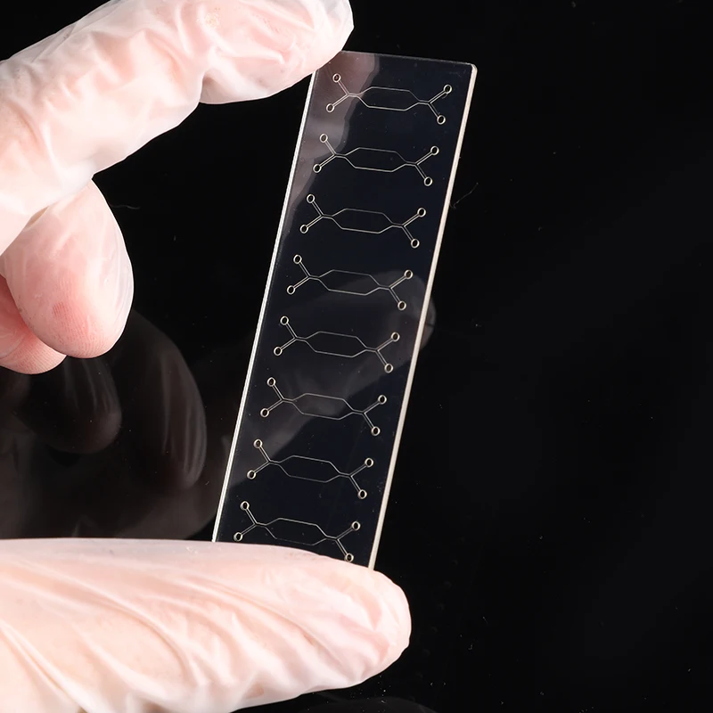 Custom Microfluidic Pdms Droplet Chip Blood Tests Plastic Bio Microfluidic Chips