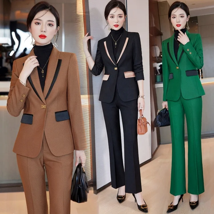 Custom High End Tuxedo Pant Suit Woman Blazer Jacket Blazers Ladies Women Ladies Suits Office Wear For Women