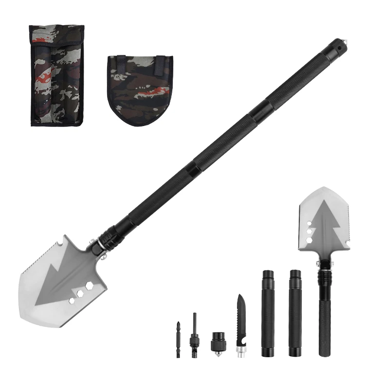 Outdoor Multifunctional Portable Survival Camping Tool Army Military Multipurpose Tactical Spade Folding Shove Mini Multi Shovel