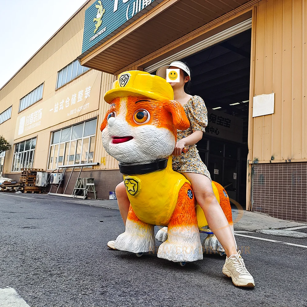 Shopping Mall Scooter Dinosaur Rides for Kids Ride on Dinosaur for Amusement Park