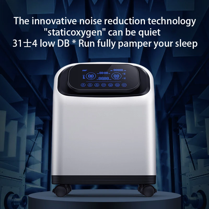 Hot Selling 2L/5L/8L Portable Electric Home Medical Oxygen Generator CE Approved for Elderly Factory Price Made of Plastic