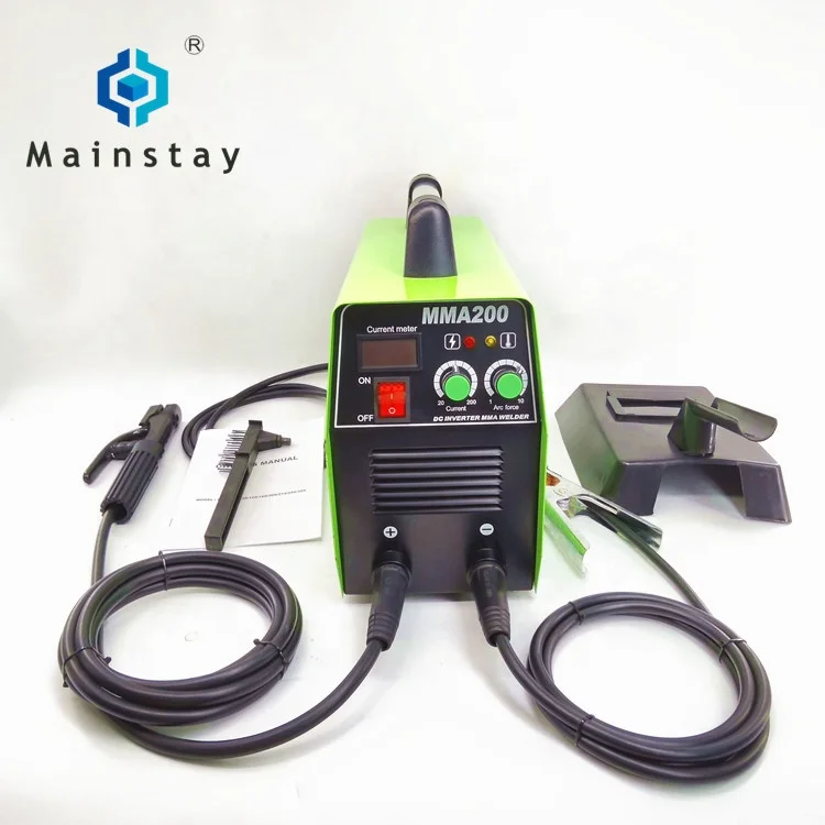 Mainstay Arc welders 200 amp Inverter DC Stick Welder Single Phase 110V 220V Arc Welding Machine MMA 200