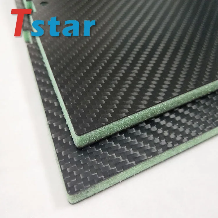 10mm 15mm 20mm carbon fiber foam core sandwich panel for aerospace