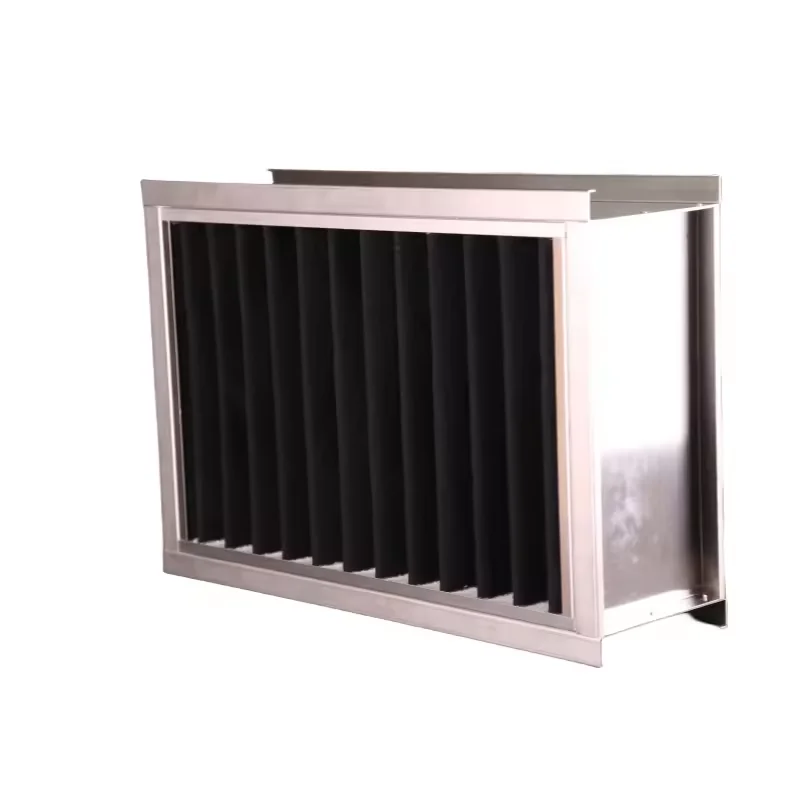 Air conditioning ventilation system industrial deodorization Flange type activated primary carbon filter