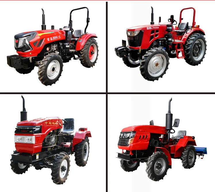 Китайские небольшие сельскохозяйственные мини-тракторы 4x4 по заводской