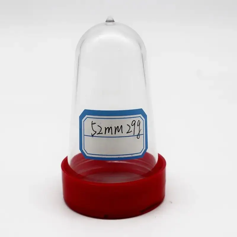 Custom plastic clear 52mm 70mm 89mm 100mm 128mm wide mouth pet jar preform for food container