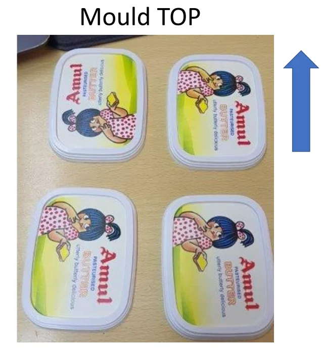 200mL Clear Plastic PP Ice Cream Yogurt  IML Cup Injection Mould