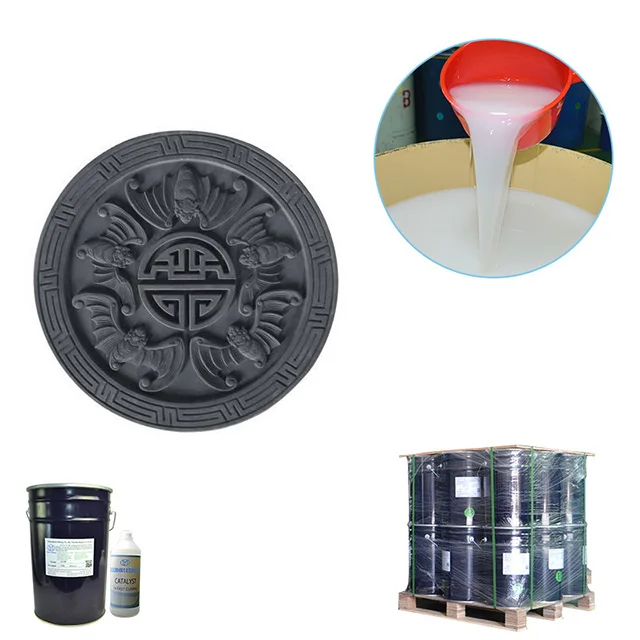 Durable rtv2 silicone rubber manufacture raw AB glue for simulating gypsum animal/plants/figure status portrait sculpture/crafts