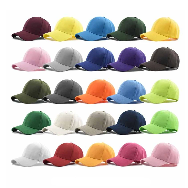 Factory Oem Custom Men Women Baseball Caps Custom Embroidery Logo Wholesale Blank Custom Hat 6 Panel Baseball Caps