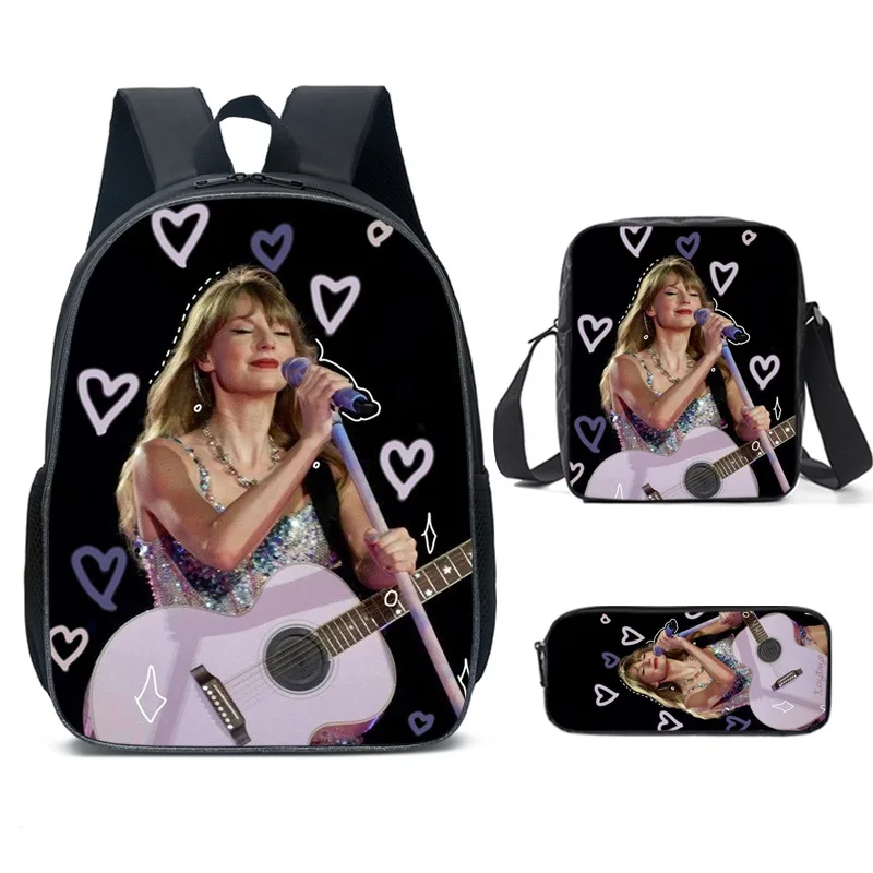 Taylor Swift school bags middle school students and backpacks for girls bag 3pcs/set 3D print taylor swift backpack