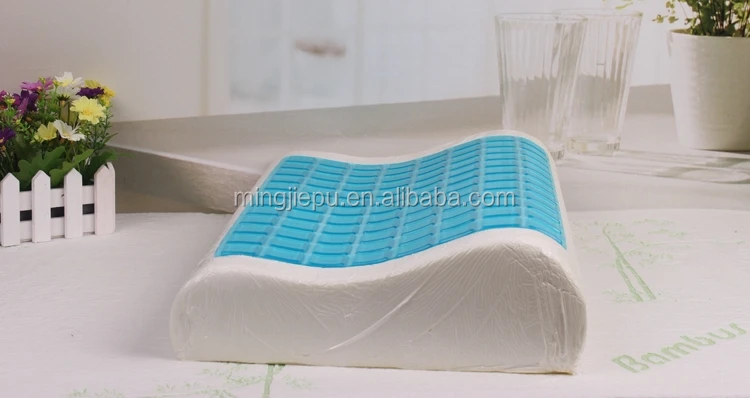Supply all kinds of Wave Memory Gel Pillow, Factory Memory Foam Gel Pillow, Wave Silica Gel Viscose Pillow