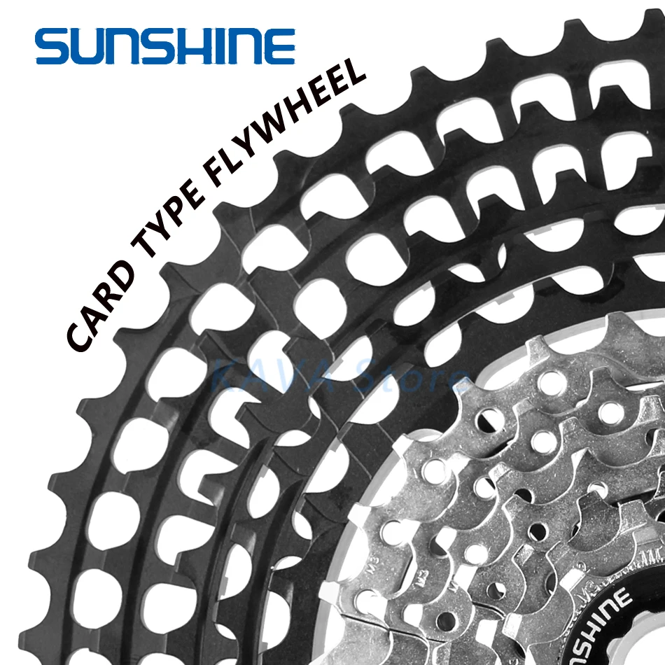 SUNSHINE 10 Speed black Ultralight MTB Bicycle Flywheel 11-50T Cassette Freewheel Part for GX HG Shimano Mountain Bicycle Flywhe
