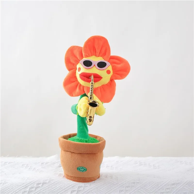 New sublimation Christmas pengui Tree Electric stuffed Toys Singing and Dancing Christmas Gifts For Children christmas toys 2022