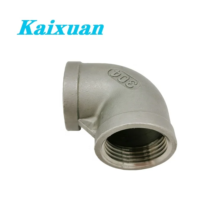 BSP stainless steel pipe fittings  Coupling Thread 304 316 stainless steel elbow  45 degree stainless steel elbow