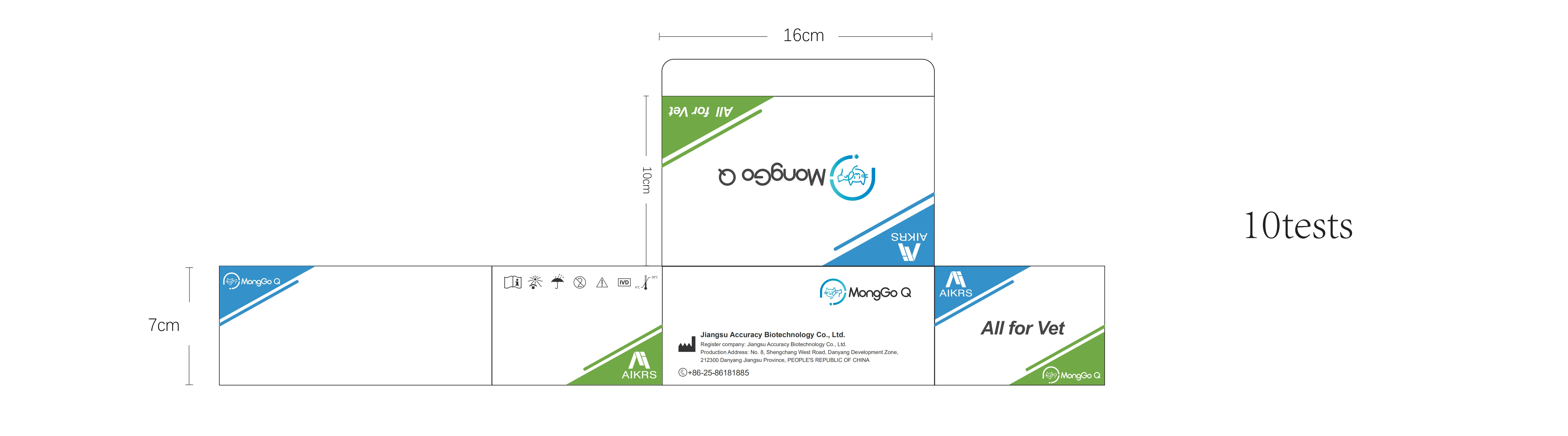 High accuracy clinic use Feline Herpesvirus-I antigen FHV Ag test kit for pet hospital