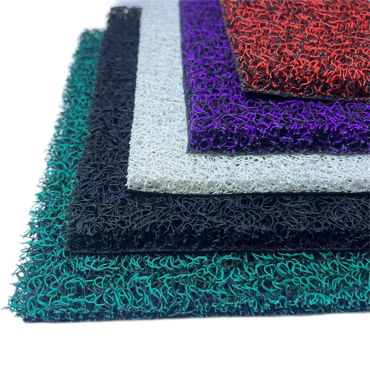 PVC coil mats roll for Gold Trap Gold Mining pvc coil car mat spaghetti needles Loop Pile mat for gold washing Modern style