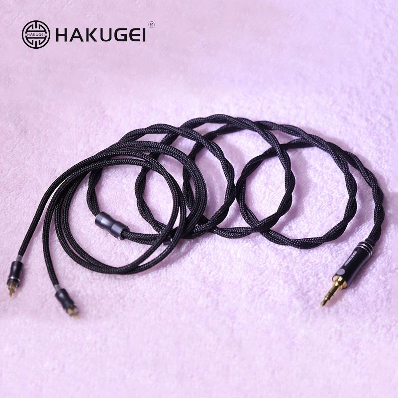 Медный кабель для наушников Kuro с нейлоновым экранированием litz occ   Hi Fi 3,5, 2,5, 4,4, ЦАП типа c (1600587968273)