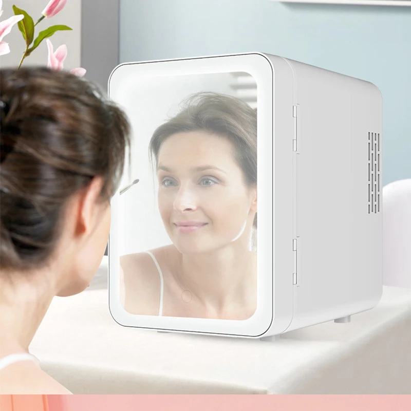 12V 42W 6L home freezer portable small mini cosmetic beauty fridge skincare refrigerators for makeup